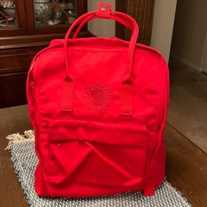 Fjallraven Re-Kanken 16L water-resistant backpack
